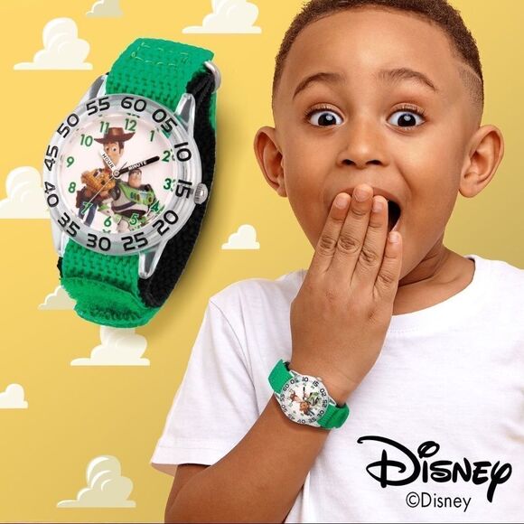 Disney Kids Toy Story Woody/Buzz Time Teacher Watch - Picture 1 of 3